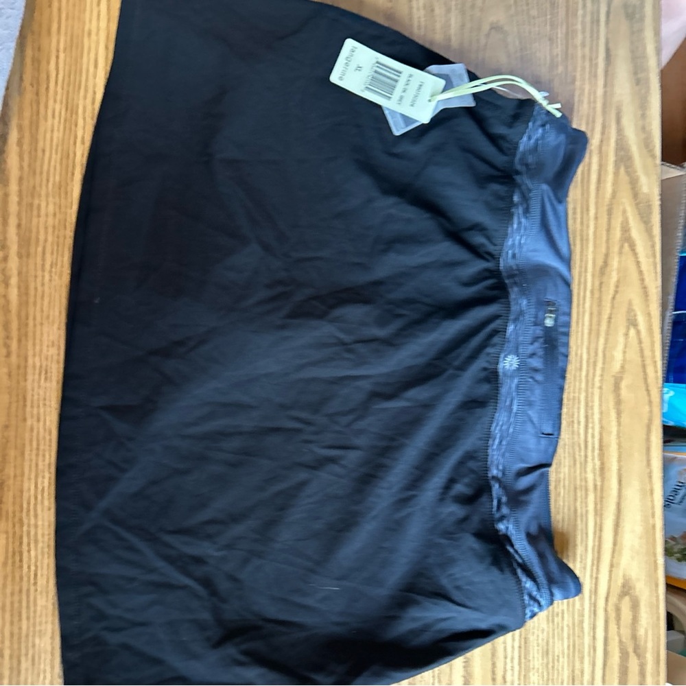 Tangerine Size XL Black/DK Grey STRETCH Sporty Active Skort Skirt NWT
